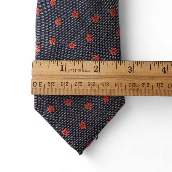 Life After Denim Flower SprezzaBox Hand Crafted Neck Tie - Picture 3 of 3